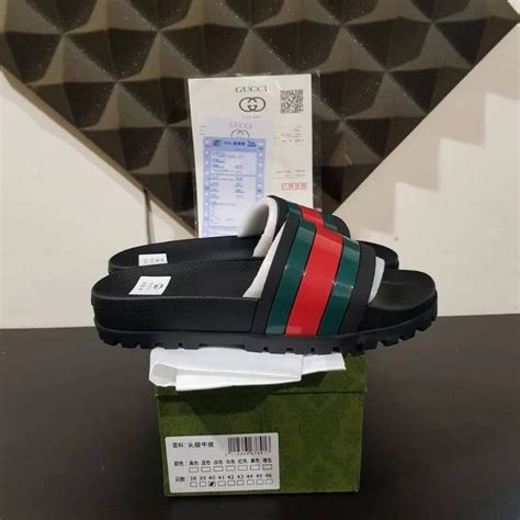 gucci track sandals